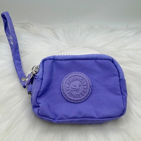 Taro Color Small Wallet or Cosmetic Wristlet - Picture 5 of 6